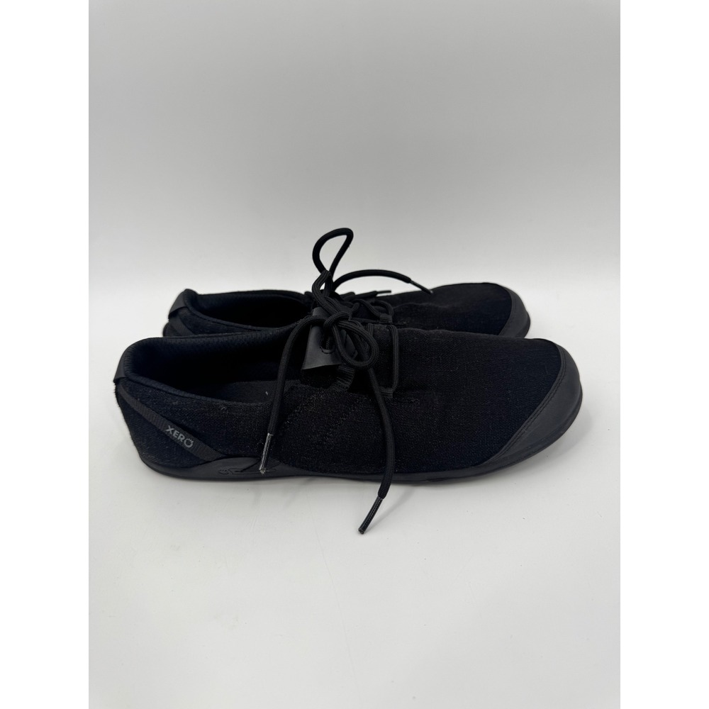 Xero Shoes Hana-Hemp Mens 11 Black Barefoot Casual Sneakers